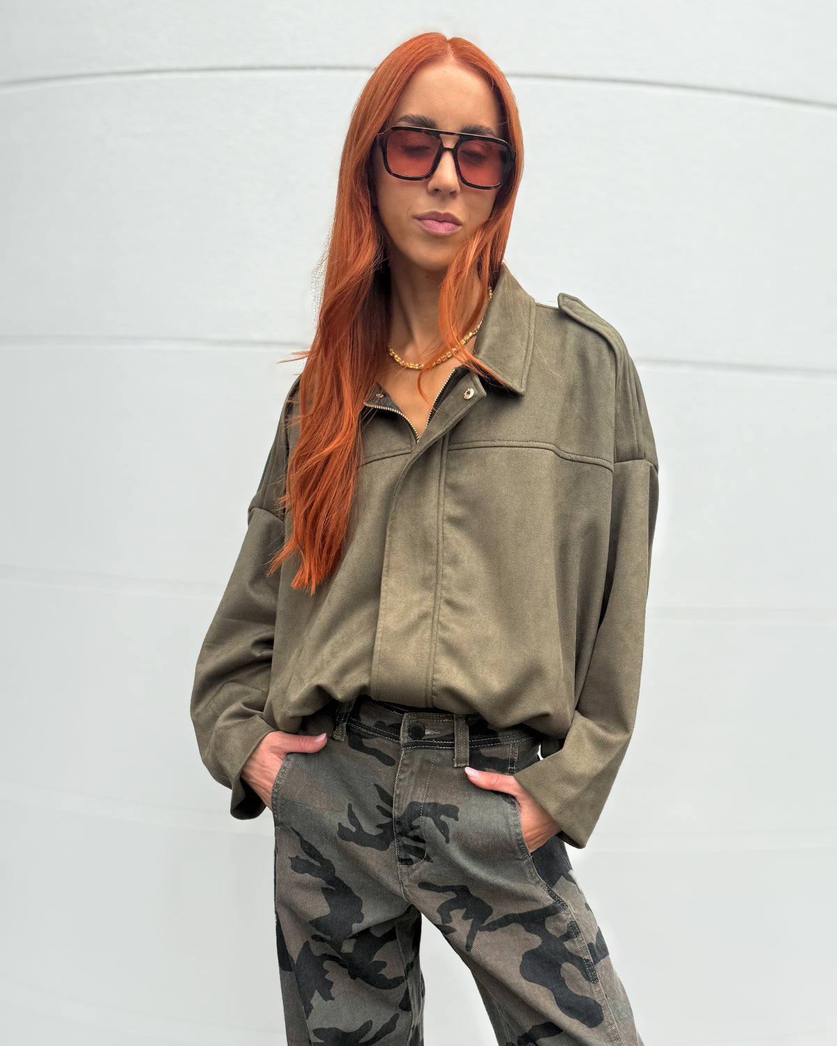 Micky Bomber Jacket - Khaki