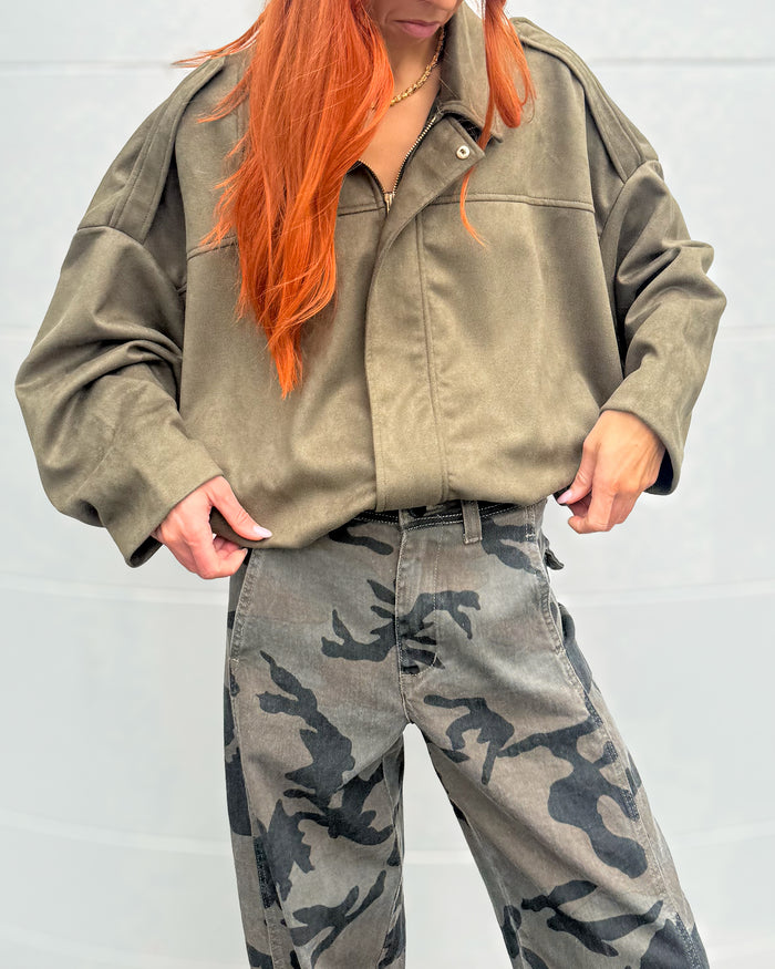 Micky Bomber Jacket - Khaki