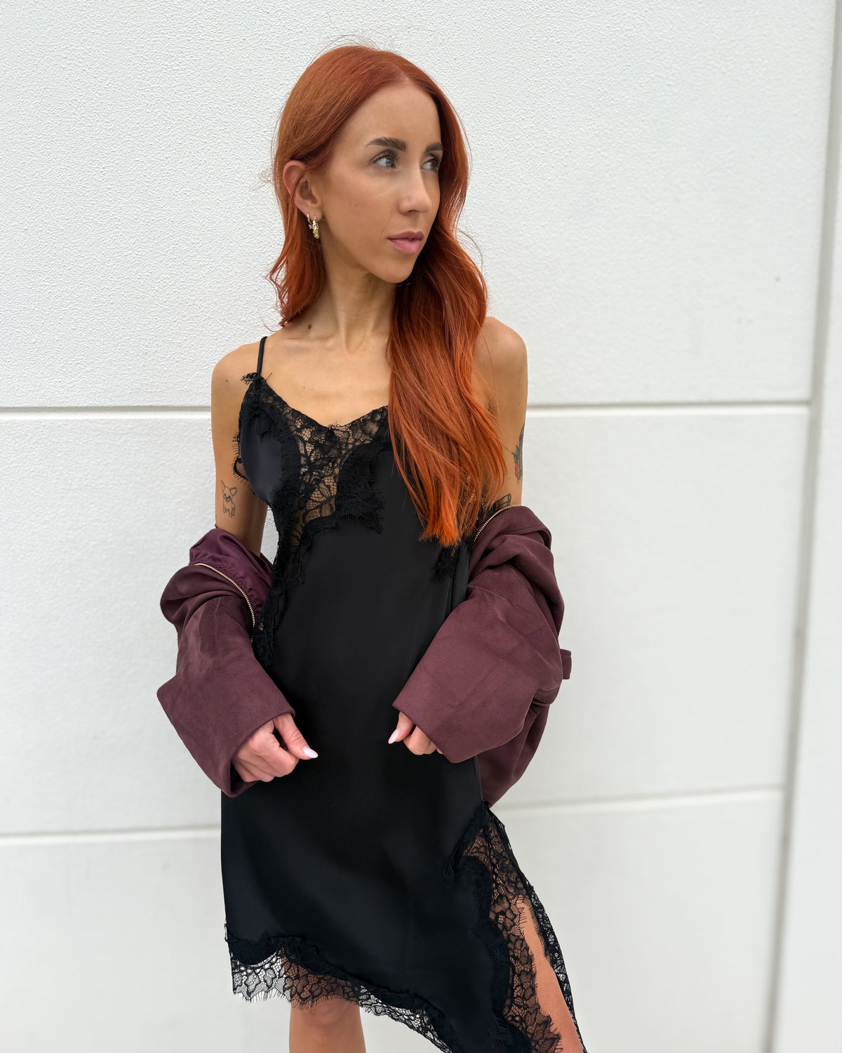 Micky Bomber Jacket - Burgundy