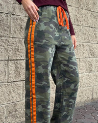 Orange Army Camo Pants
