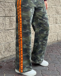 Orange Army Camo Pants