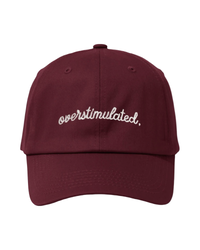 Overstimulated Baseball Cap Maroon