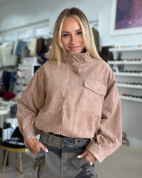 Darcy Bomber Jacket - Tan