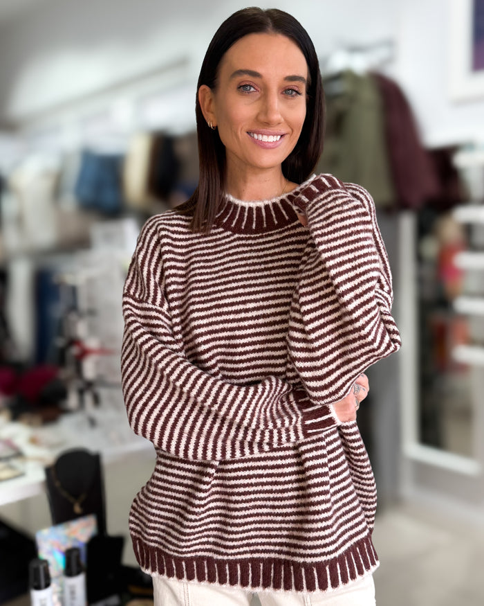 Tulsi Jumper - Brown