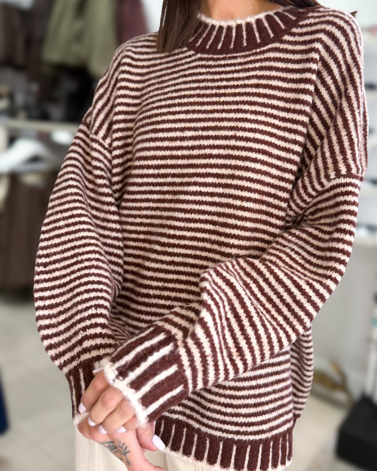 Tulsi Jumper - Brown
