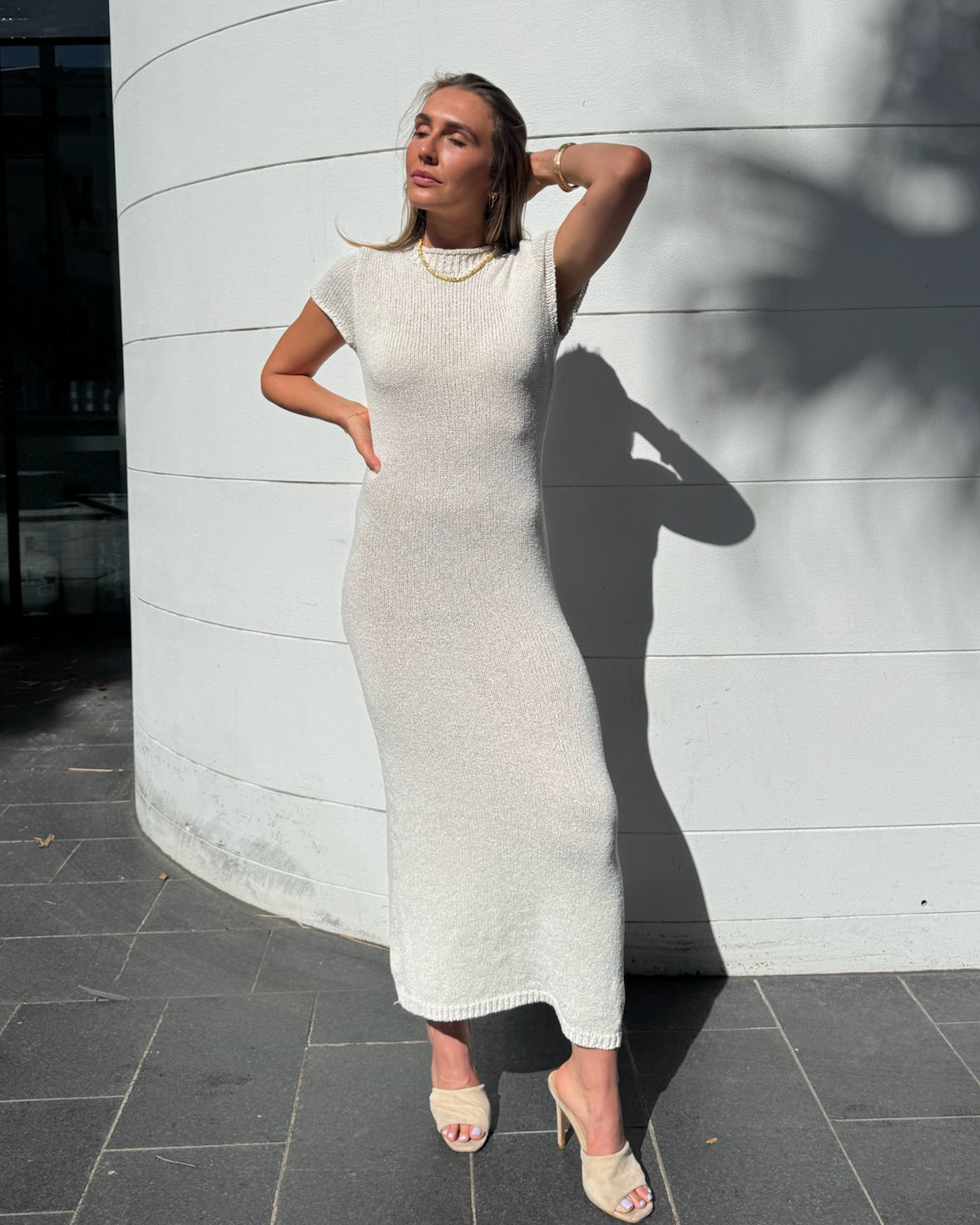 Dayclub Dress- Beige