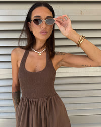 Stella Dress - Brown
