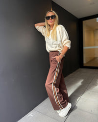 Clover Pants - Brown