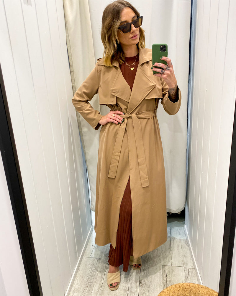 Charlotte Trench Coat Brown