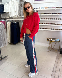 Valentine Denim Racer Pant - Dark