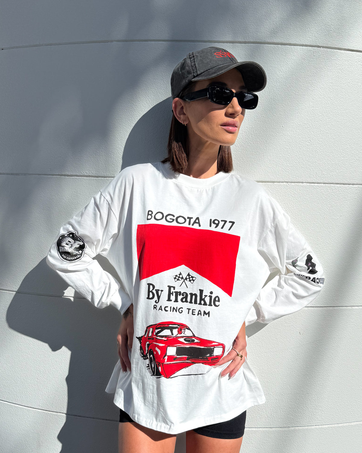 Bogotá White Long Sleeve Tee