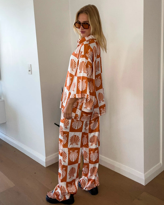 Shell Set - White/Orange