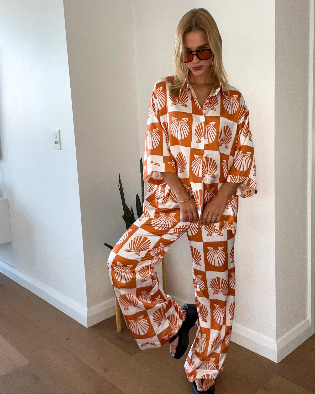 Shell Set - White/Orange
