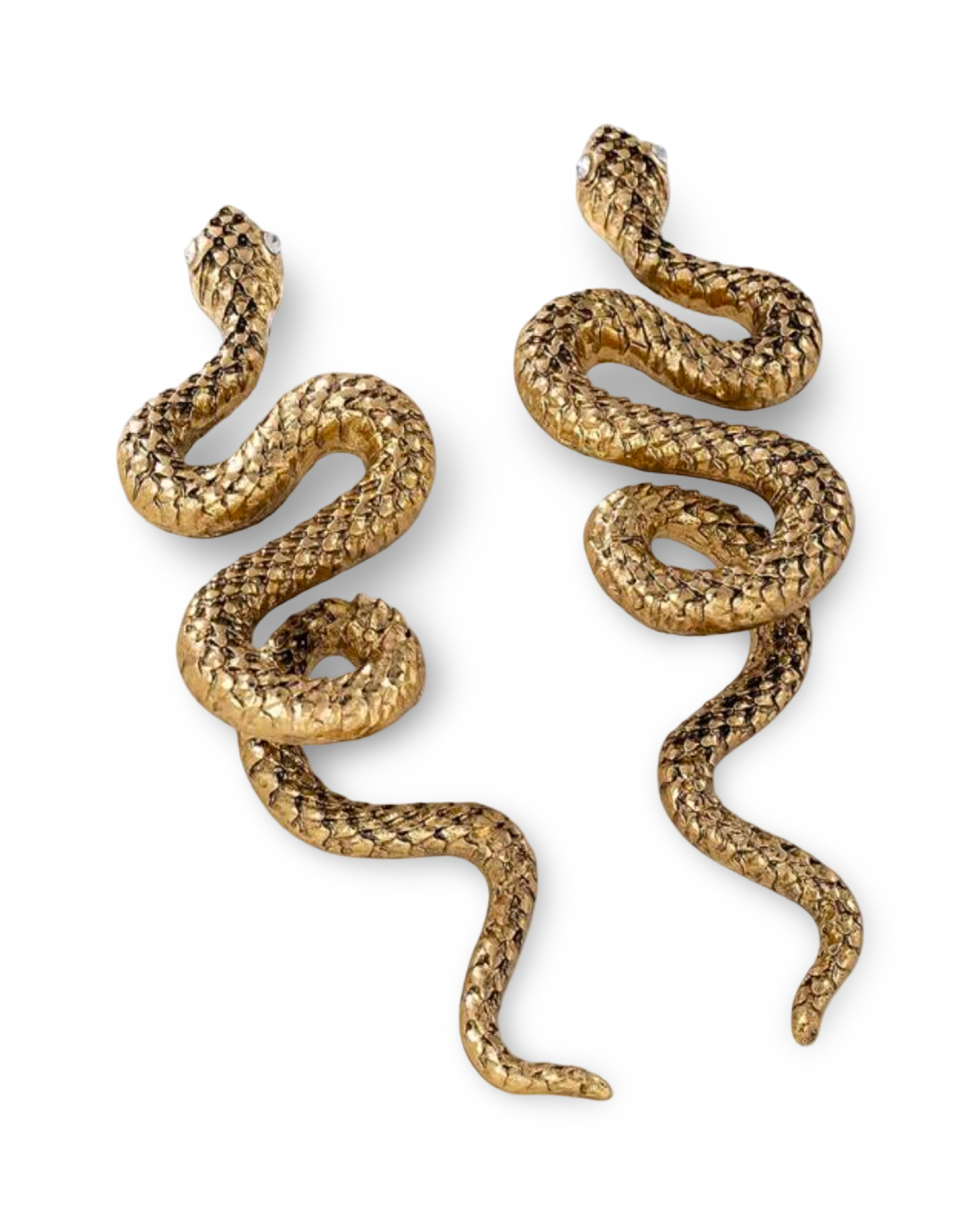 Serpent Stud Earring – Inbetween Tangerine