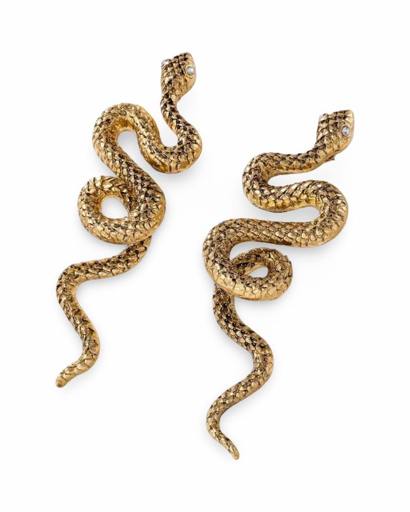 Serpent Stud Earring