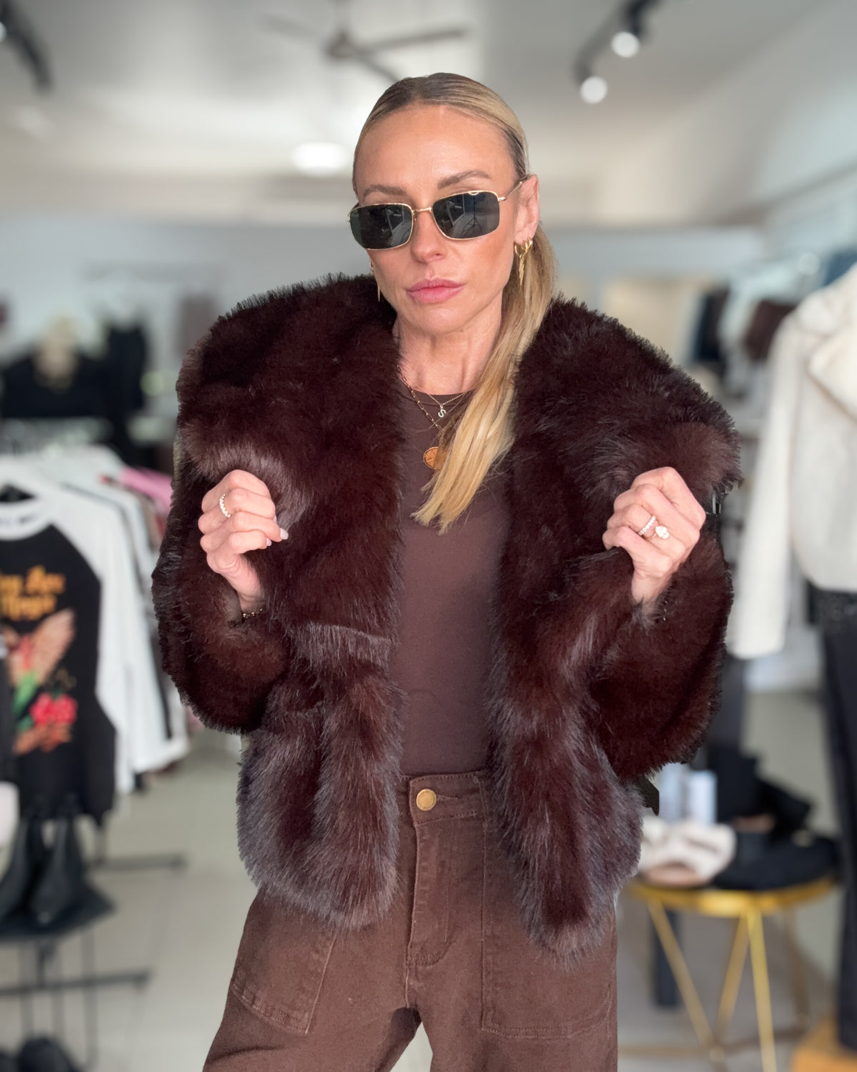 Oscar Vegan Faux Fur Jacket