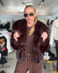Oscar Vegan Faux Fur Jacket