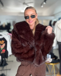 Oscar Vegan Faux Fur Jacket