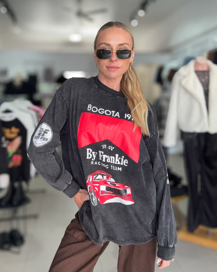 Bogotá Black Long Sleeve Tee