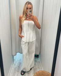 Pleat Set - White