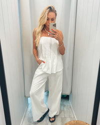 Pleat Set - White