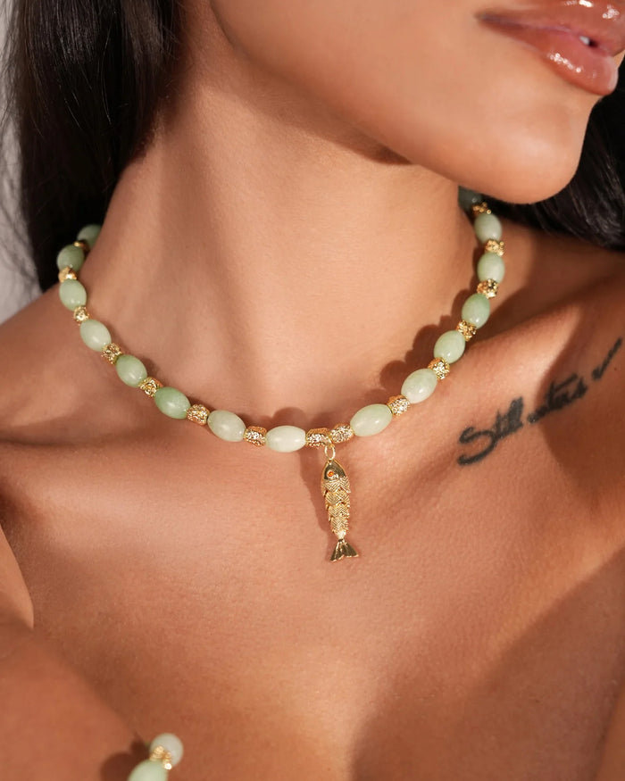 Goia Necklace - Jade