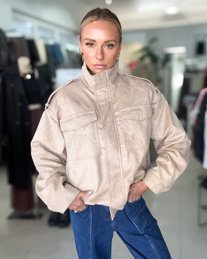 Felix Bomber- Beige