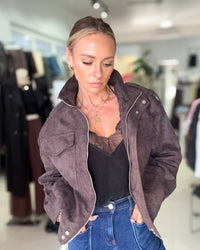 Felix Bomber- Choc Brown
