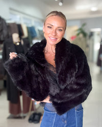 Wilde Faux Fur Jacket - Black