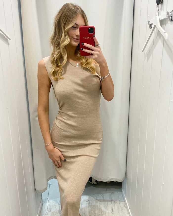 Shay Dress - Beige