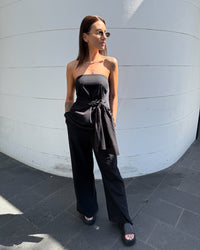 Black Cotton Pant