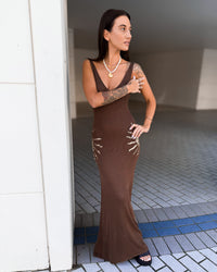 Sun Dress- Brown