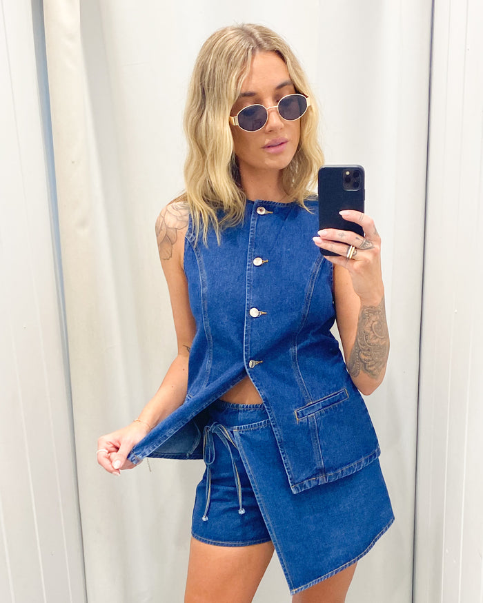Skort Dark Denim