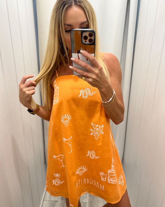 Margs Dress - Orange