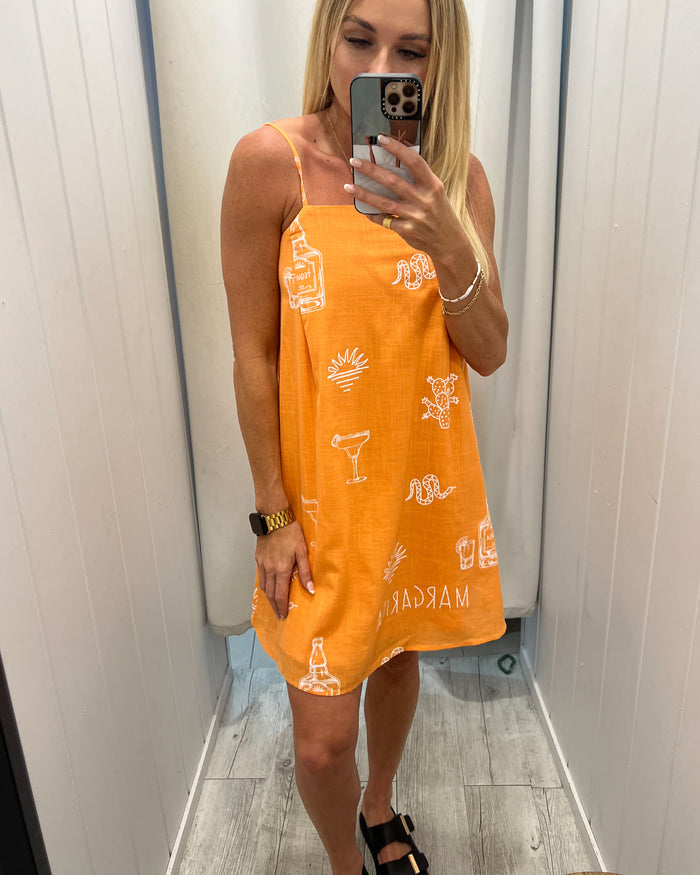 Margs Dress - Orange