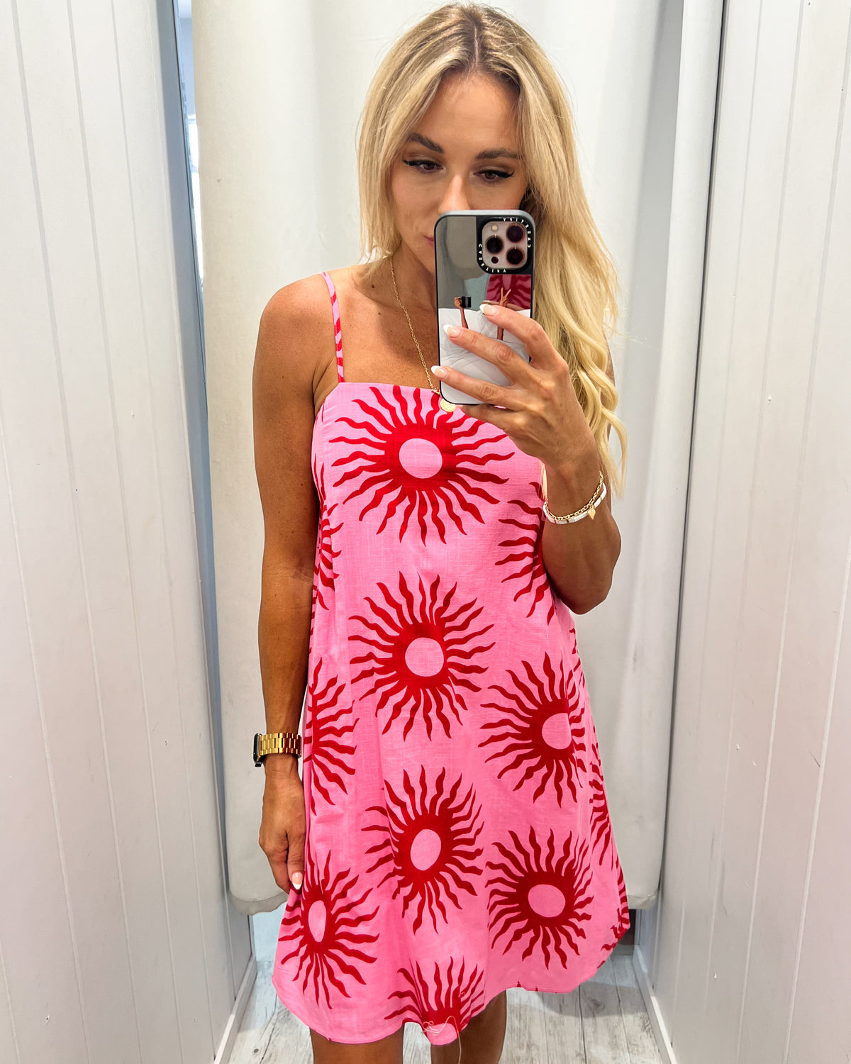 Sundial Dress - Pink