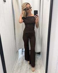 Jenny Top -Brown