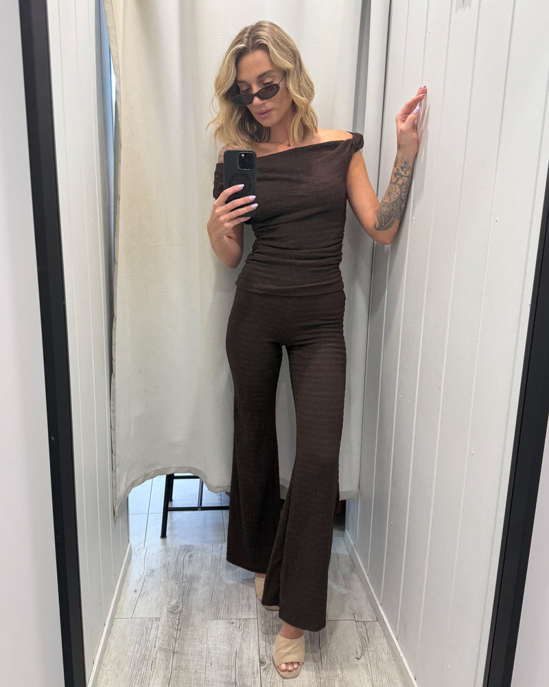 Jenny Top -Brown