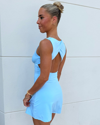 Olivia Dress- Sky Blue