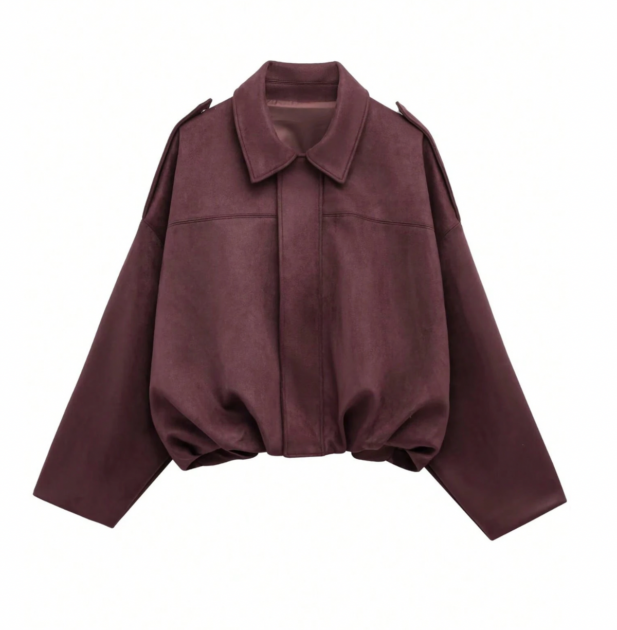 Micky Bomber Jacket - Burgundy