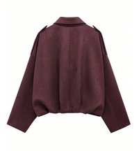 Micky Bomber Jacket - Burgundy