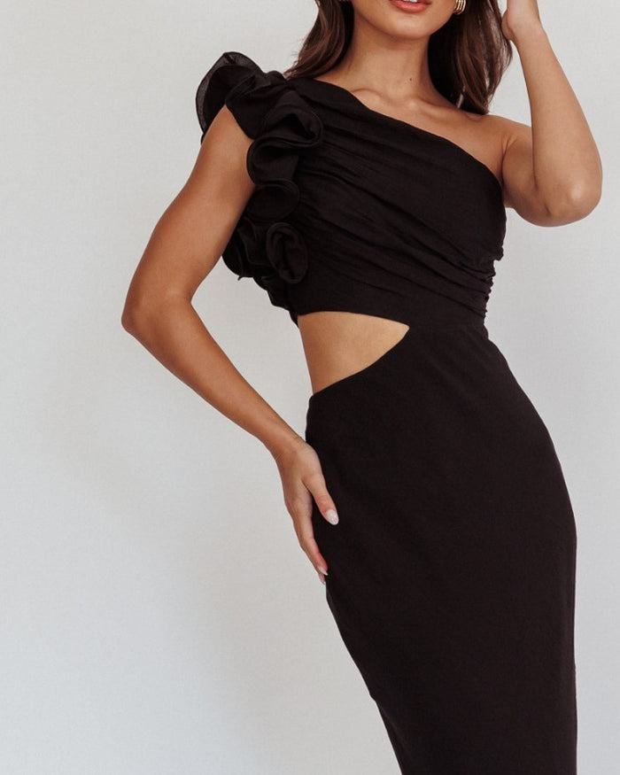 Swan Dress Black
