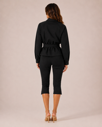 Penny Capri Pants Black