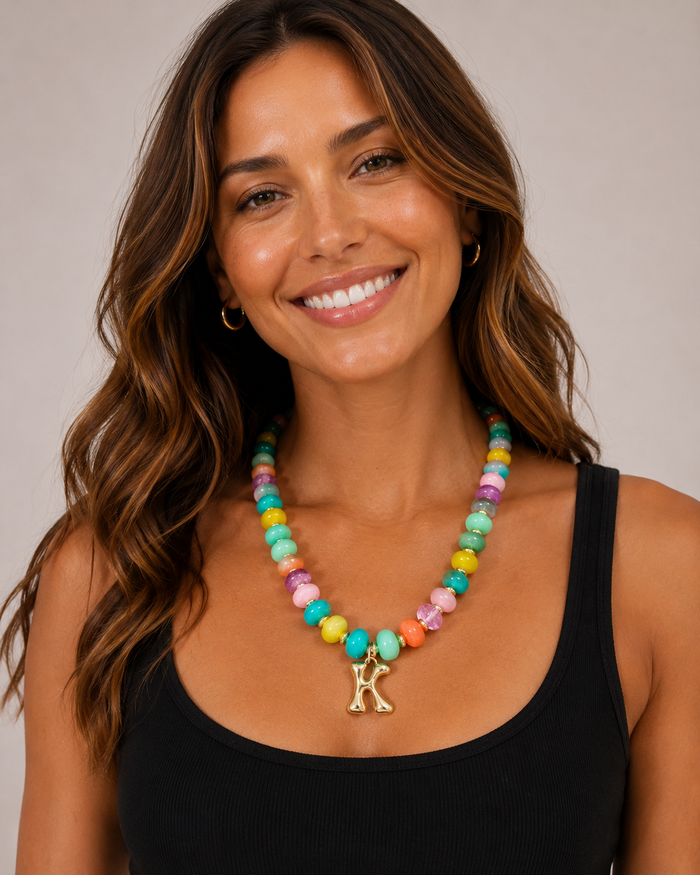 Jelly Initial Necklace