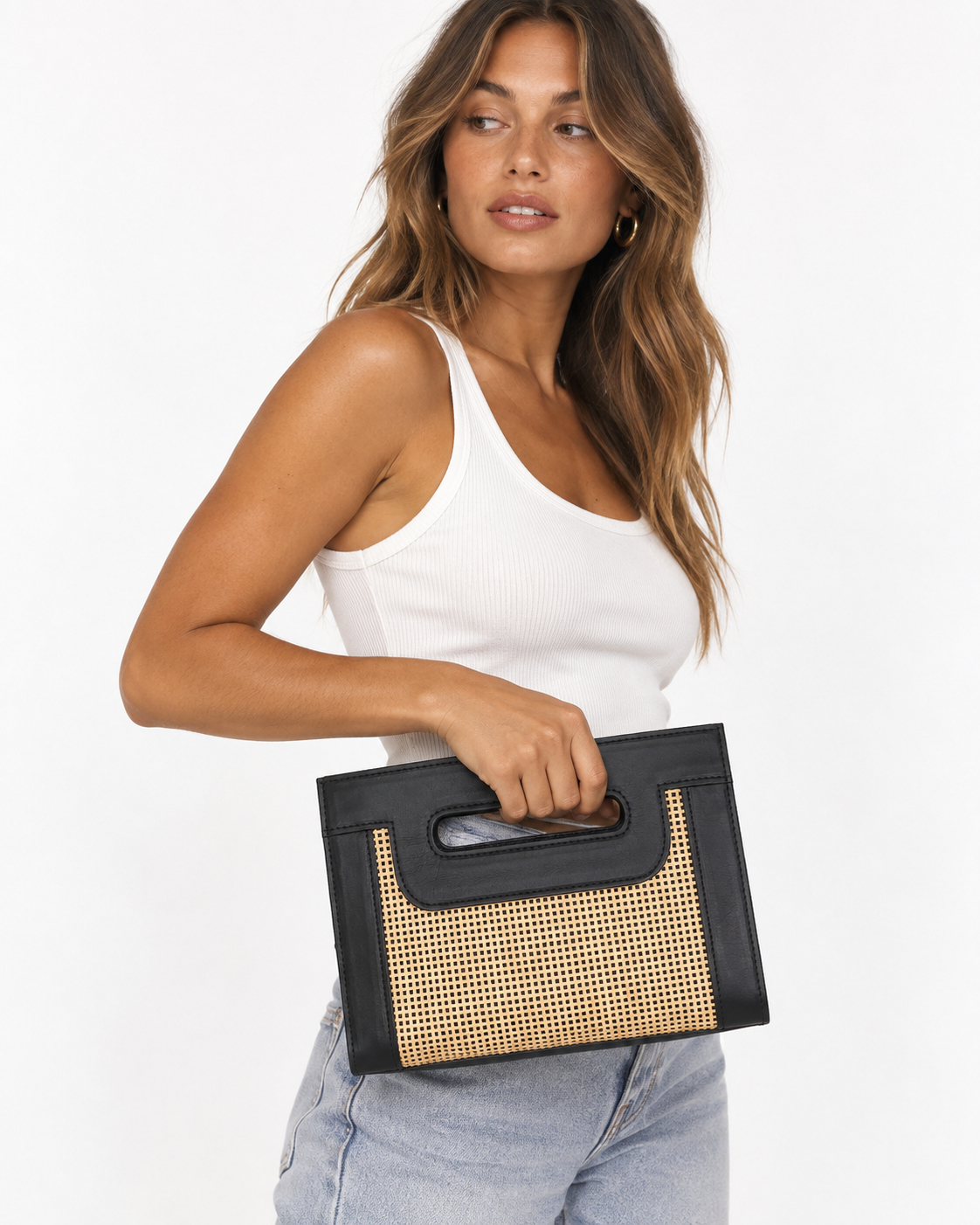 Rattan Clutch
