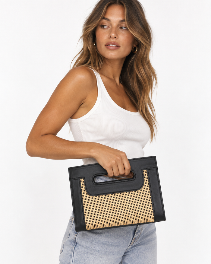 Rattan Clutch