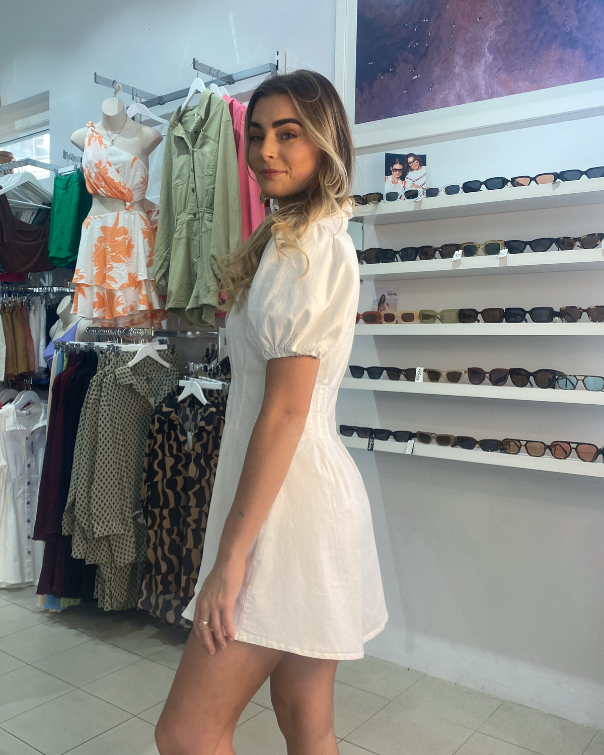 Kendall Dress - White